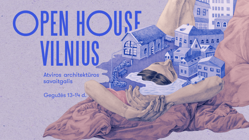 „Open House Vilnius“ 2023 iliustracijos autorė Greta Rokaitė