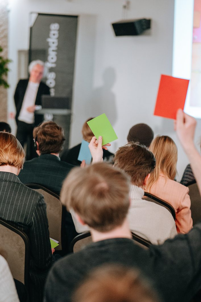 Architektūros fondo forumas „Spalva, ką?“ Giedriaus Stonkaus nuotr.